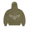 DIPLOMATIC ZIP HOODIE [OLIVE]