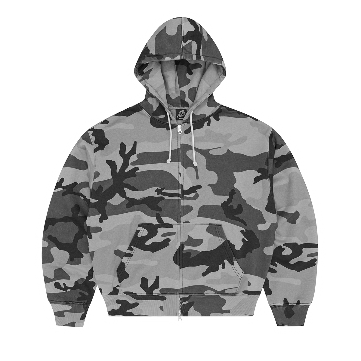 DIPLOMATIC ZIP HOODIE [WASHED CAMO]