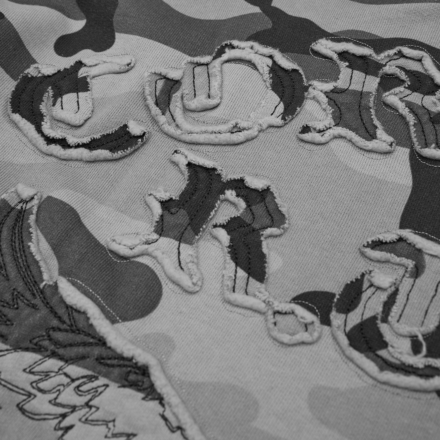 DIPLOMATIC ZIP HOODIE [WASHED CAMO]