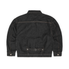 DUAL STRIPE DENIM JACKET [WASHED BLACK]