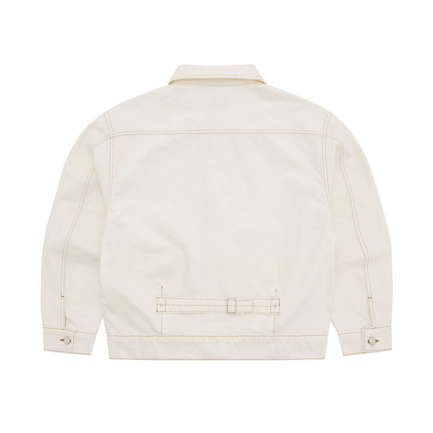 DUAL STRIPE DENIM JACKET [OFF WHITE]