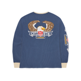 DIPSET WAFFLE LONGSLEEVE [ROYAL BLUE]