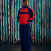 PISTA VELOUR TRACK PANT [NAVY]