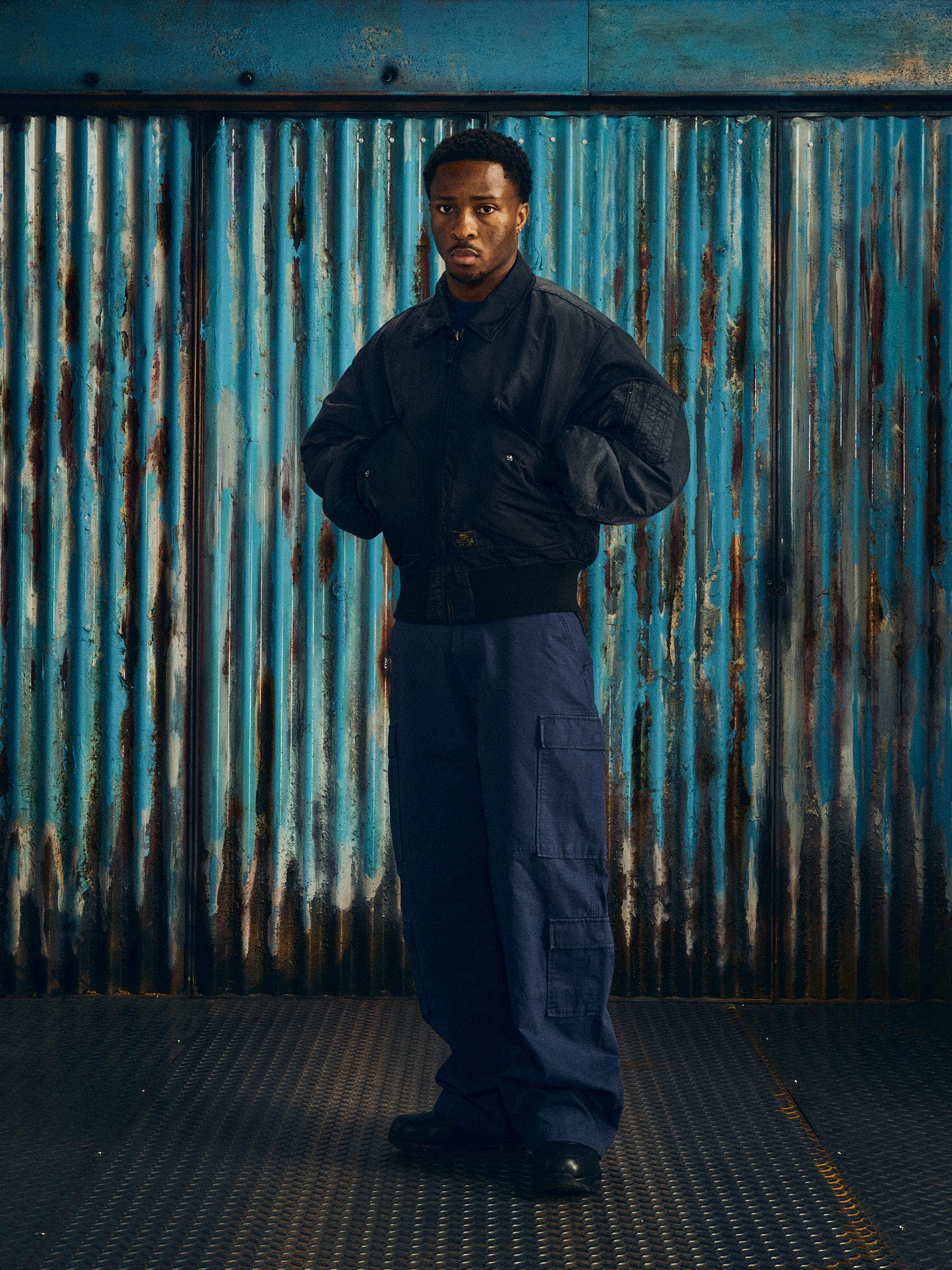 ALCATRAZ BOMBER JACKET [VINTAGE BLACK]