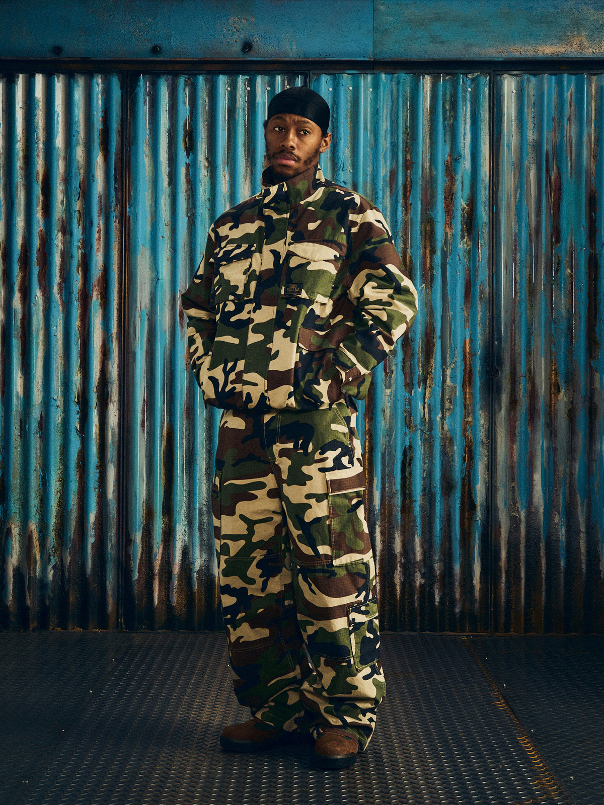 GUERILLAZ FIELD JACKET [WOODLAND CAMO]