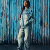 ARDWEAR PANEL BAGGY JEANS [WASHED INDIGO]