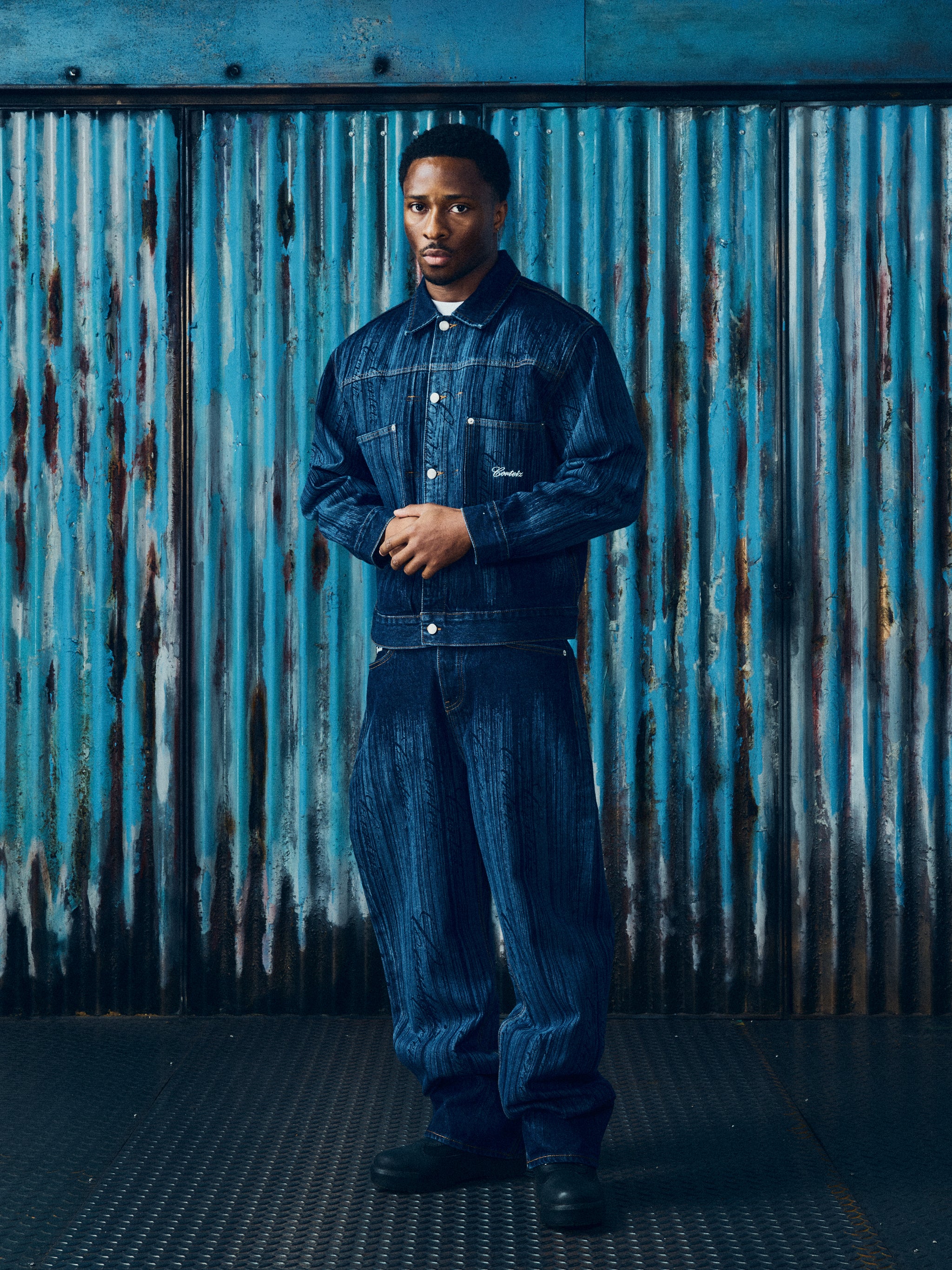STRIKE DENIM JACKET [DARK WASH]