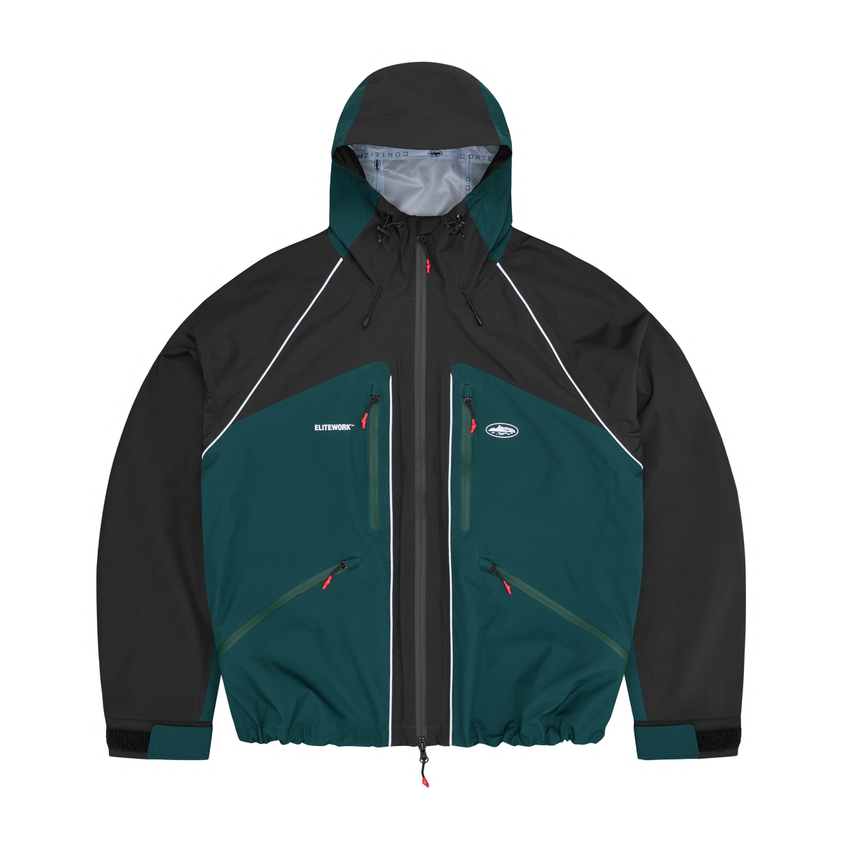 ELITEWORK™ APEX SHELL JACKET [BLACK/GREEN]
