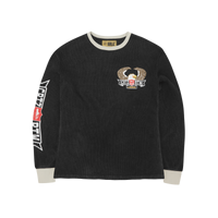 DIPSET WAFFLE LONGSLEEVE [WASHED BLACK]