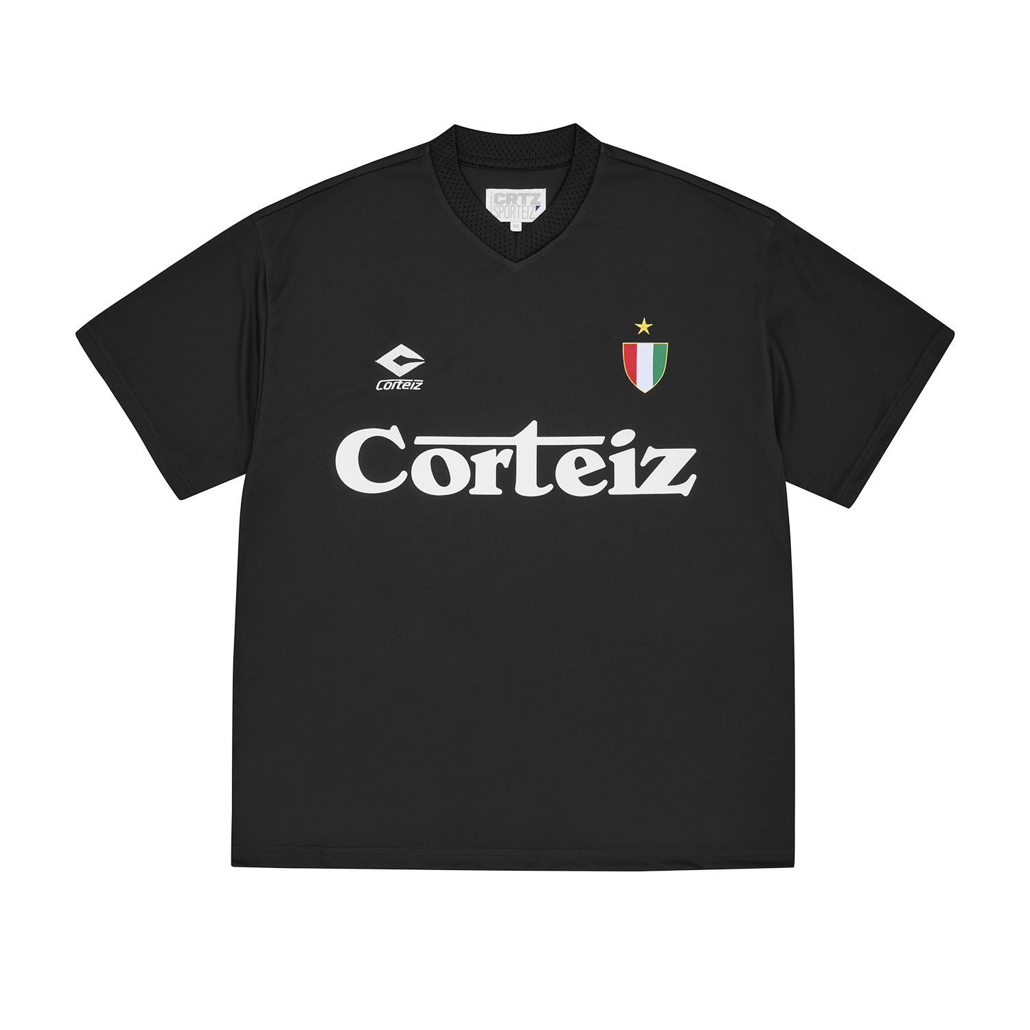 GHINI FOOTBALL JERSEY [BLACK]