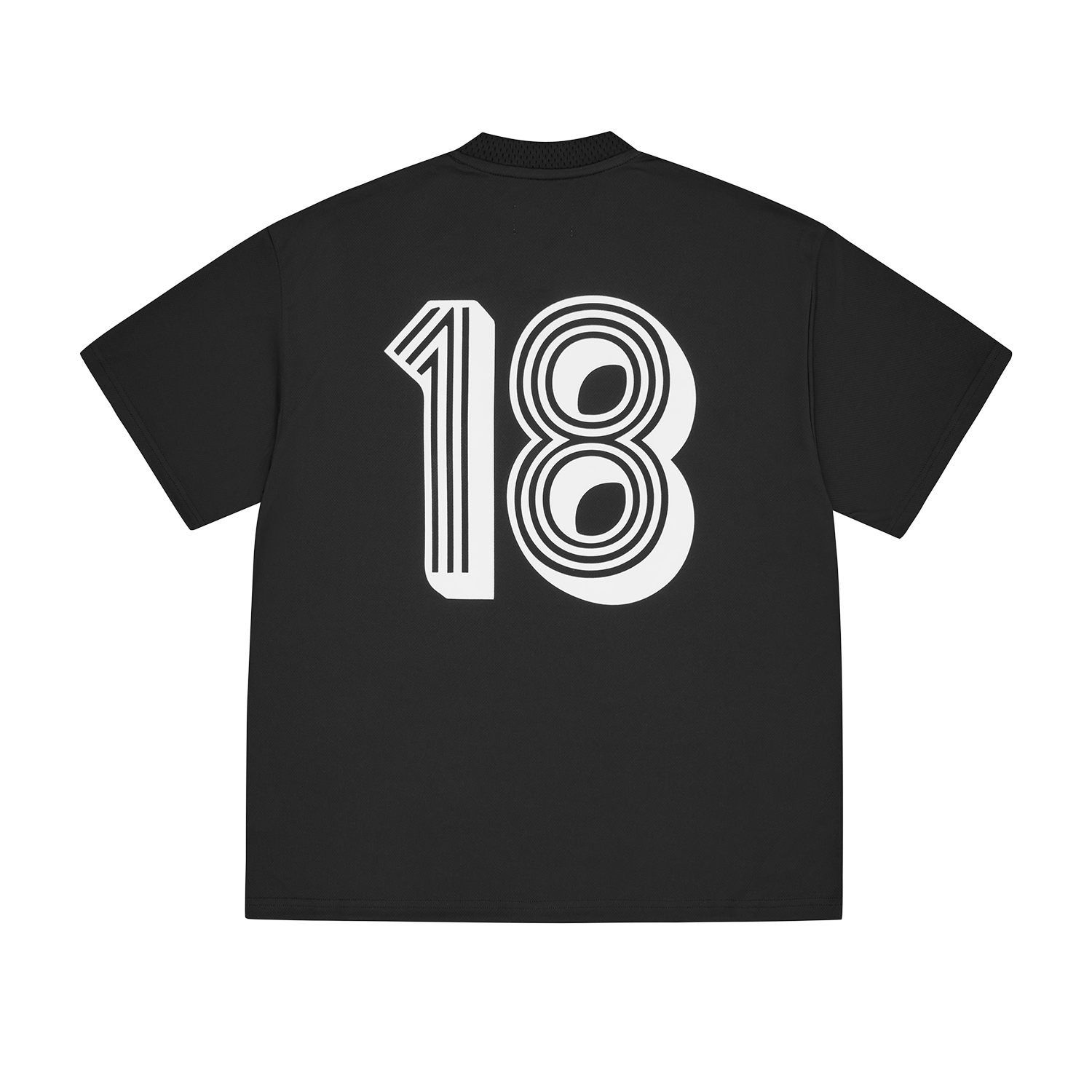 GHINI FOOTBALL JERSEY [BLACK]