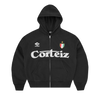 GHINI ZIP HOODIE [BLACK]