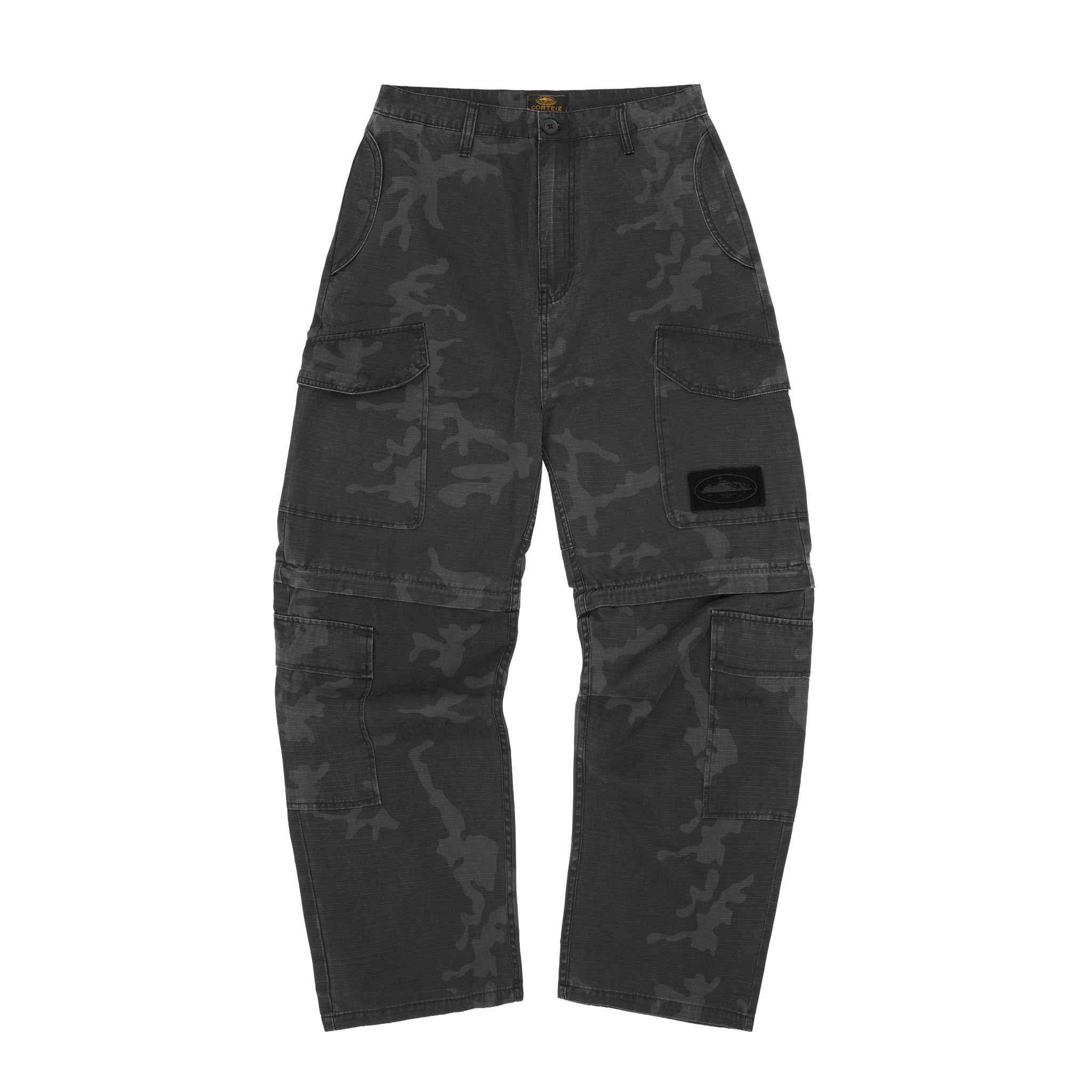 GUERILLAZ CONVERTIBLE PANT [BLACK CAMO]