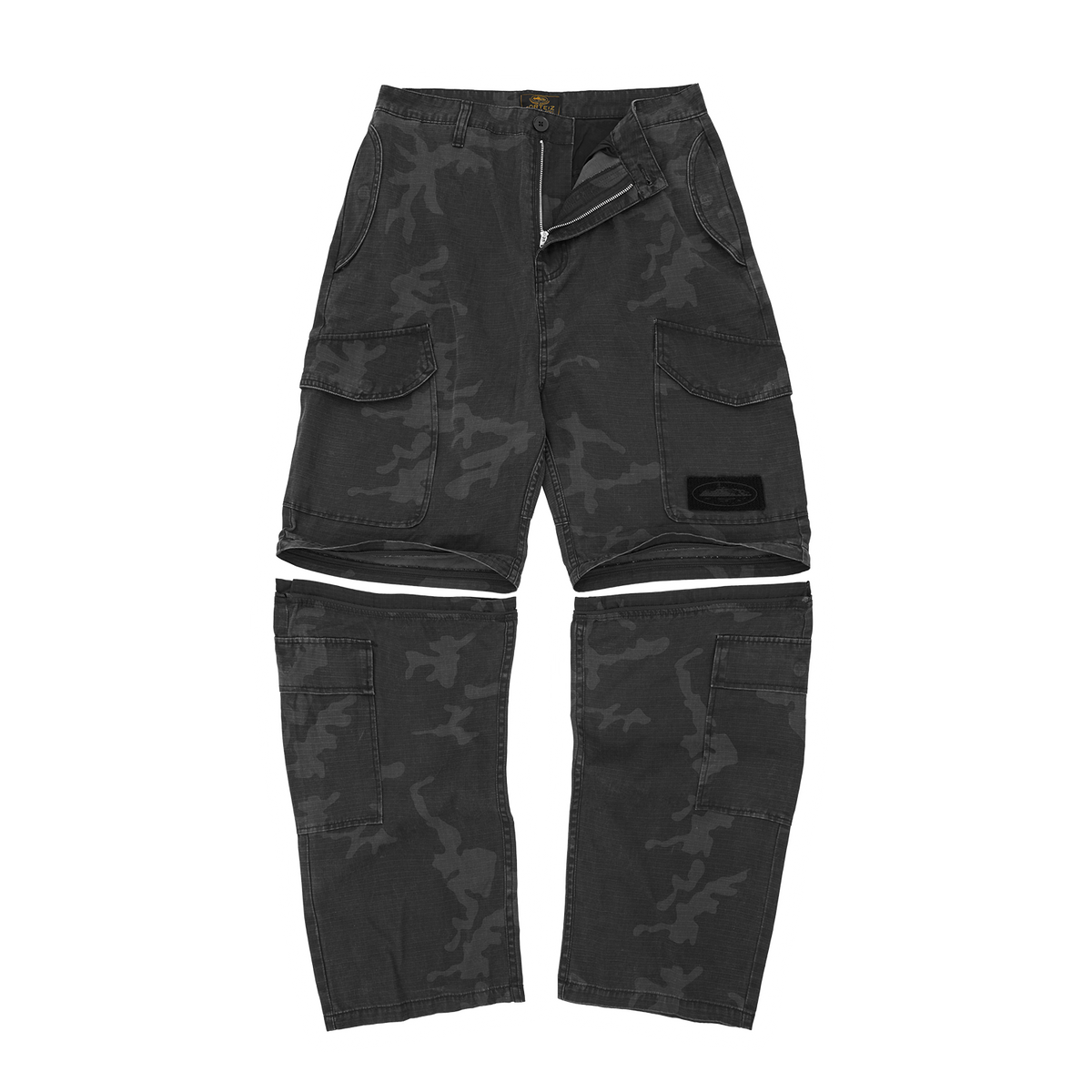 GUERILLAZ CONVERTIBLE PANT [BLACK CAMO]