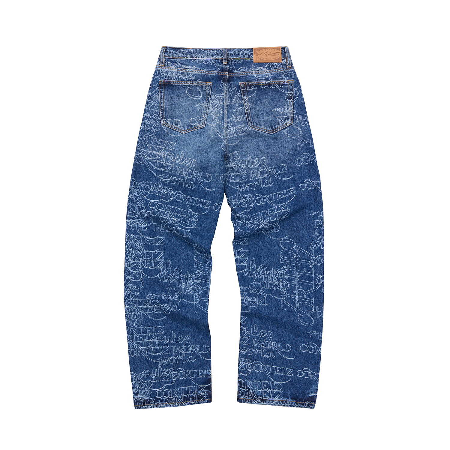 HANDWRITTEN BAGGY JEANS [MIDWASH INDIGO]