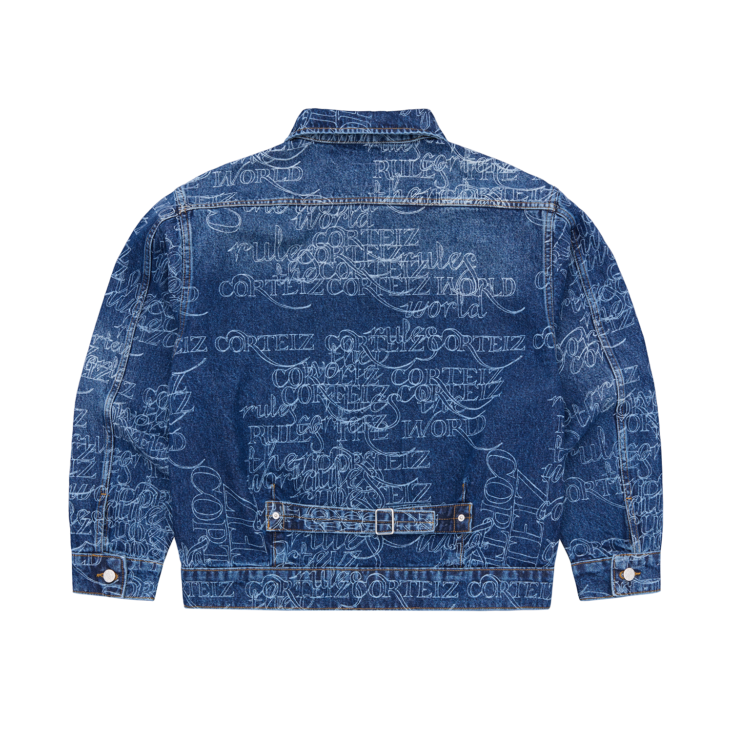 HANDWRITTEN DENIM JACKET [MIDWASH INDIGO]