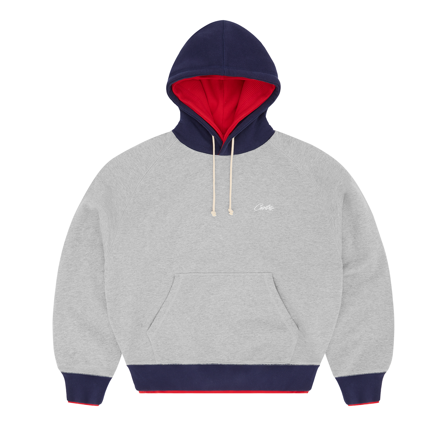 HMP DOUBLE UP HOODIE [HEATHER GREY]