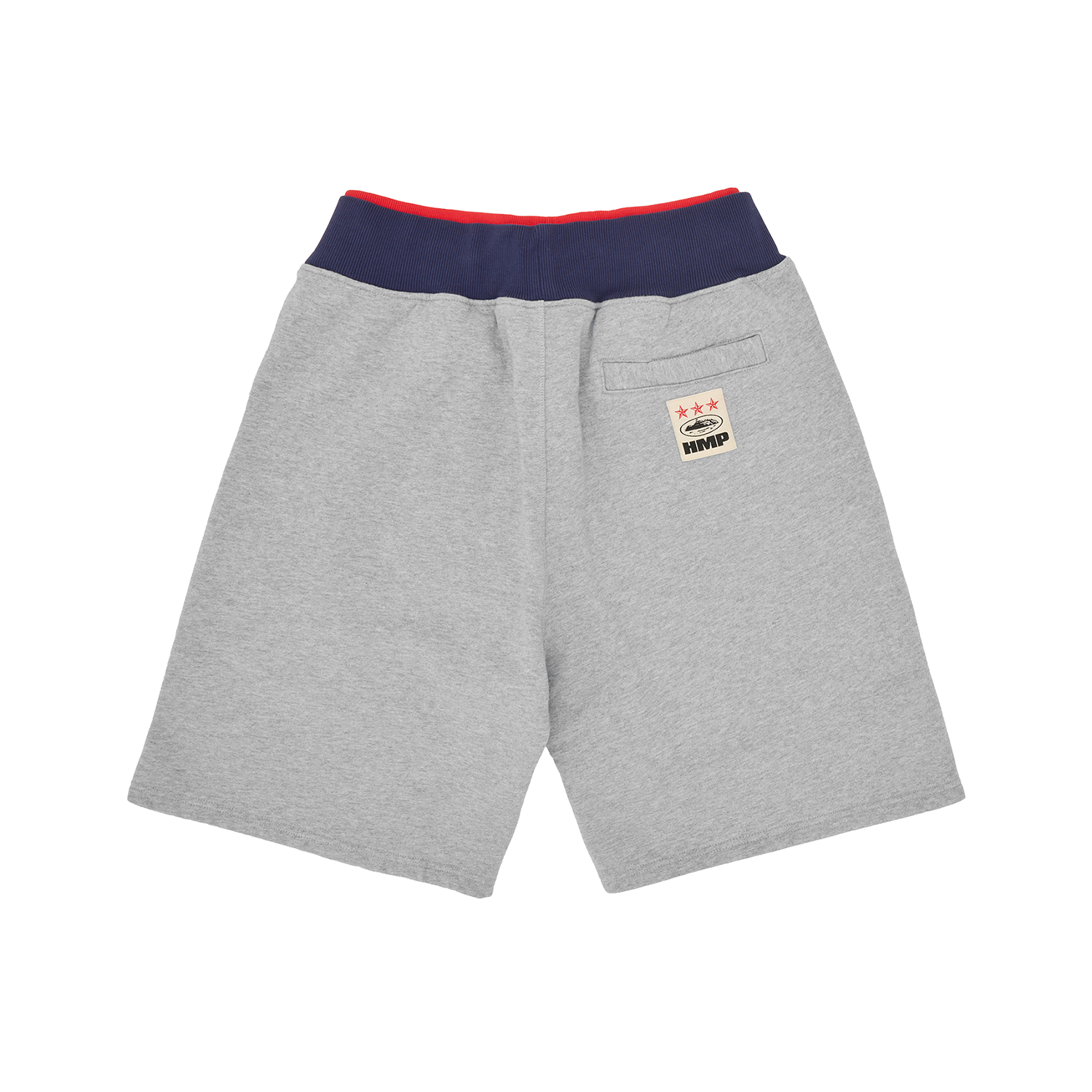 HMP DOUBLE UP SWEATSHORT [HEATHER GREY]