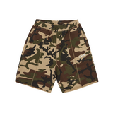 HMP RAW HEM SHORTS [CAMO]