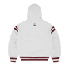 HMP STRIPE RIB HOODIE [LIGHT HEATHER]