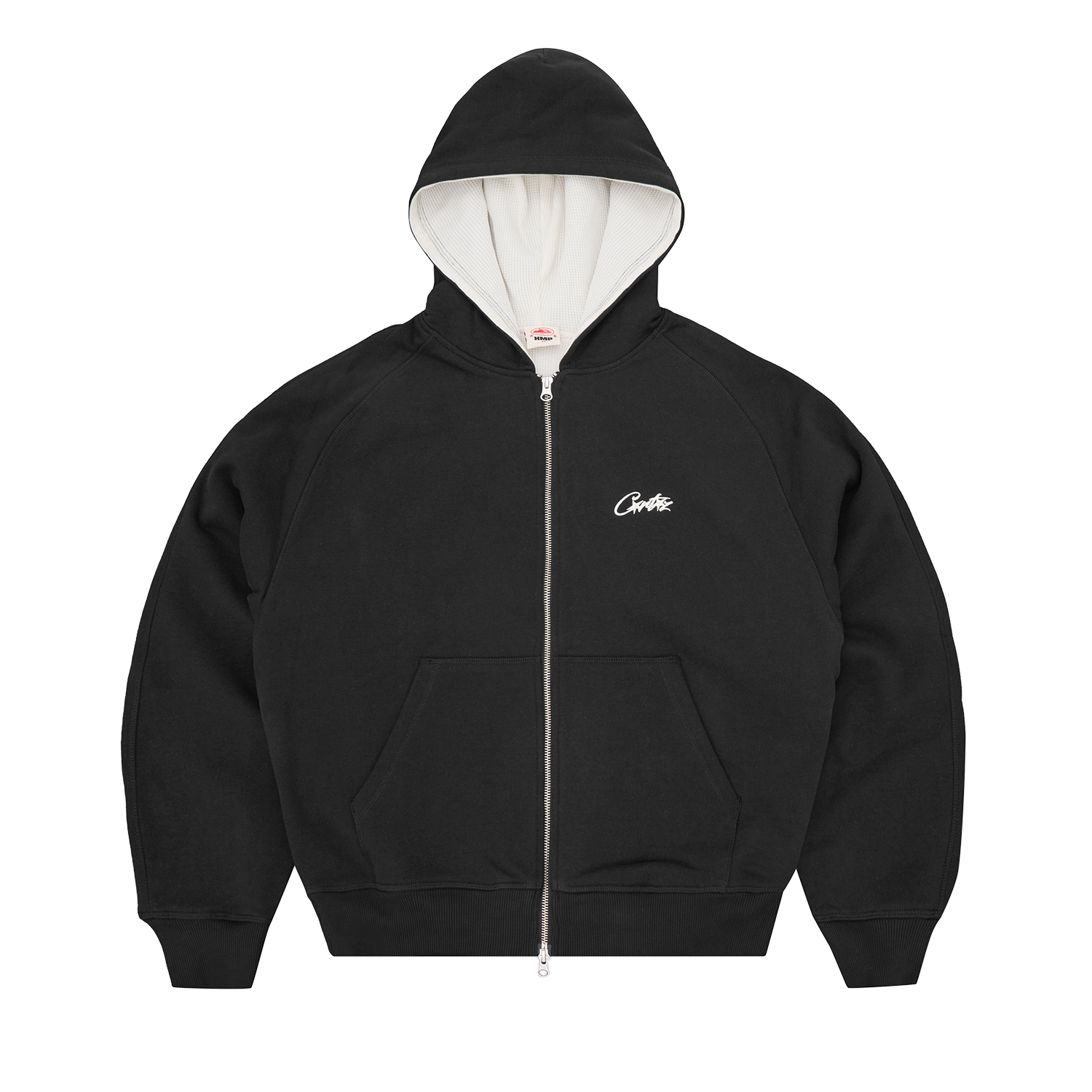 HMP THERMAL ZIP HOODIE [BLACK]
