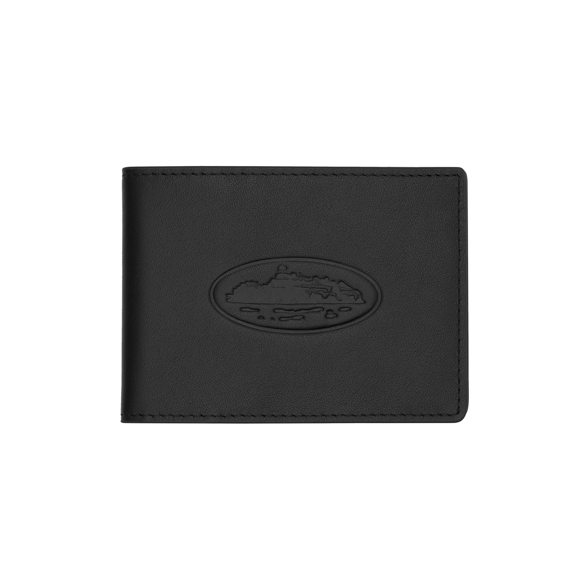 ISLAND LEATHER CARD HOLDER [BLACK]