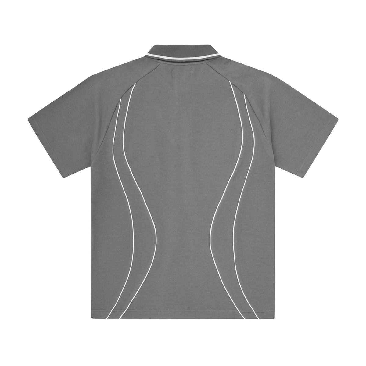 ISLAND PIQUE POLO SHIRT [GREY]