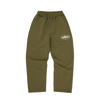 ISLAND PUFF PRINT OPEN HEM SWEATPANT [OLIVE]