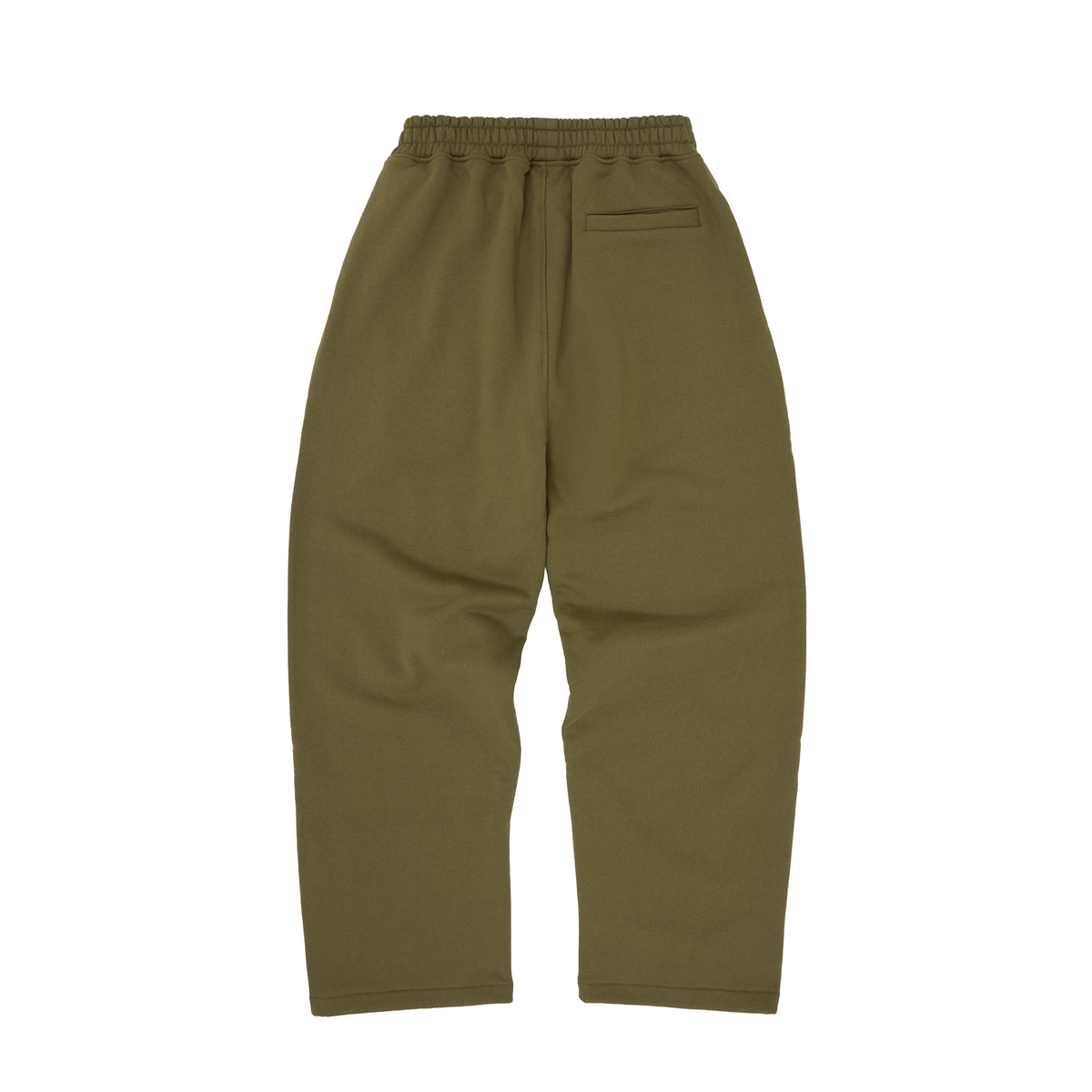 ISLAND PUFF PRINT OPEN HEM SWEATPANT [OLIVE]
