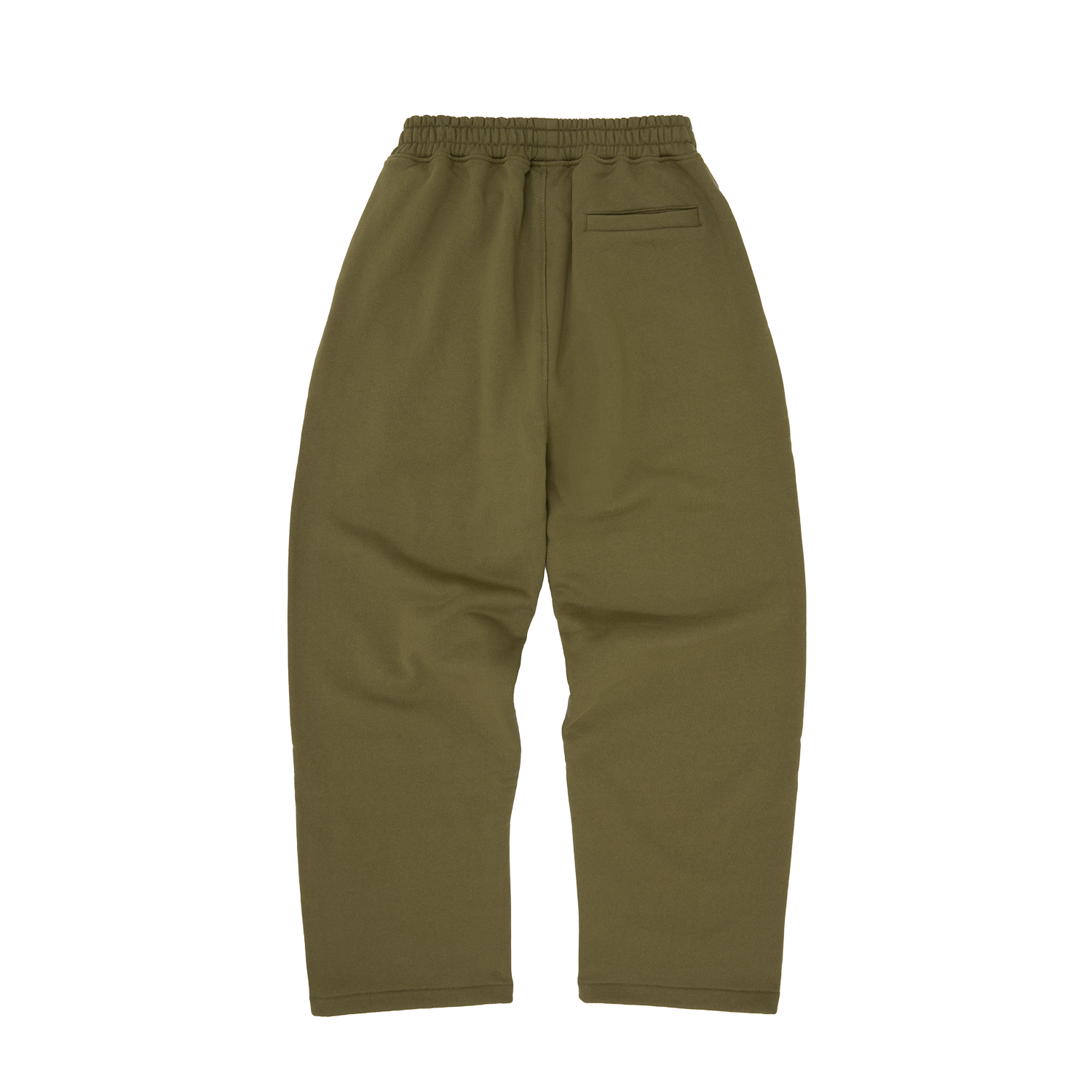 ISLAND PUFF PRINT OPEN HEM SWEATPANT [OLIVE]