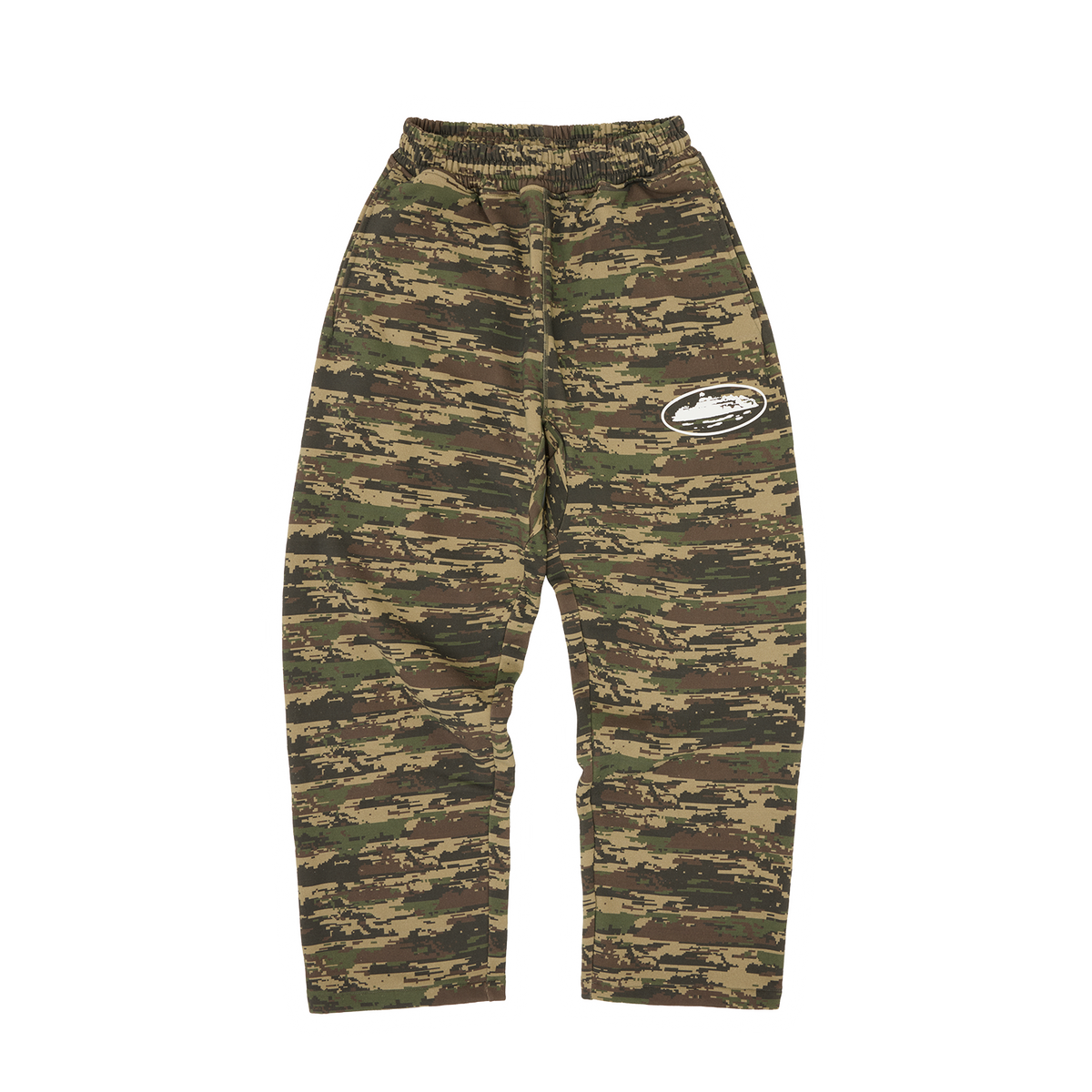 ISLAND PUFF PRINT OPEN HEM SWEATPANT [DIGI CAMO]