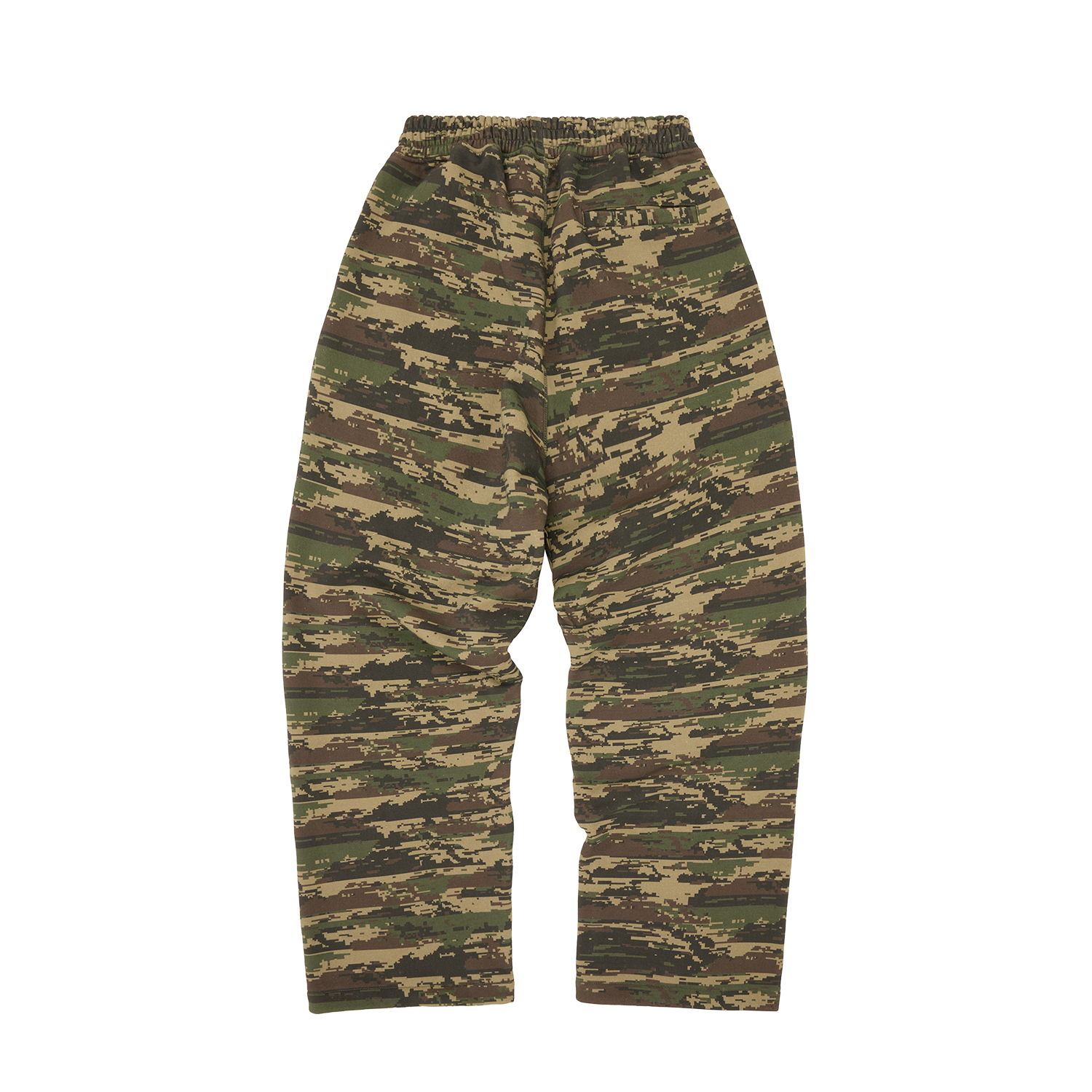 ISLAND PUFF PRINT OPEN HEM SWEATPANT [DIGI CAMO]