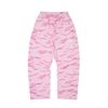 ISLAND PUFF PRINT OPEN HEM SWEATPANT [PINK TIGER CAMO]