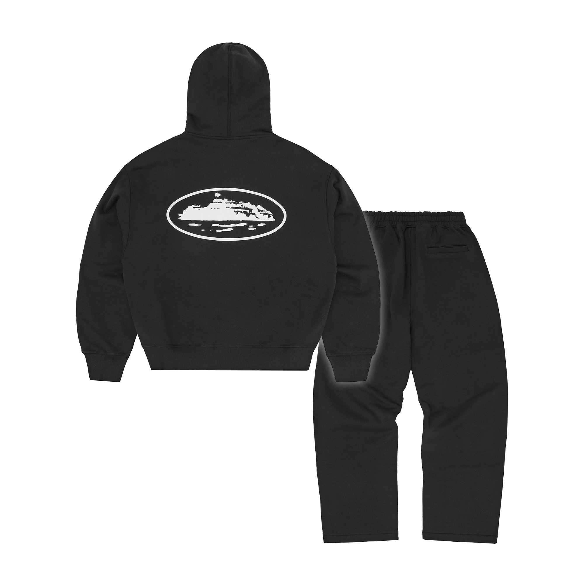 ISLAND PUFF PRINT TRACKSUIT [BLACK]