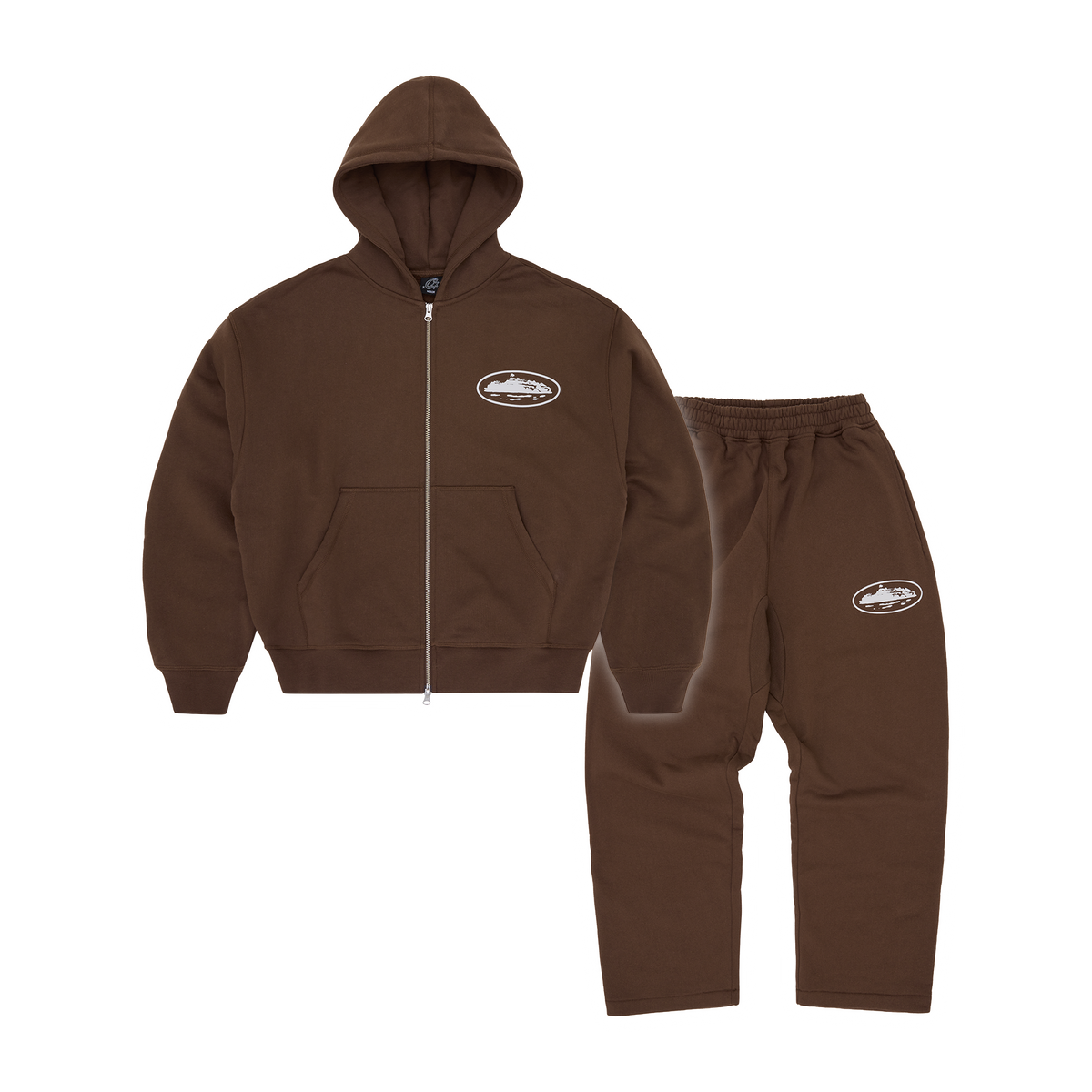 ISLAND PUFF PRINT TRACKSUIT [BROWN]