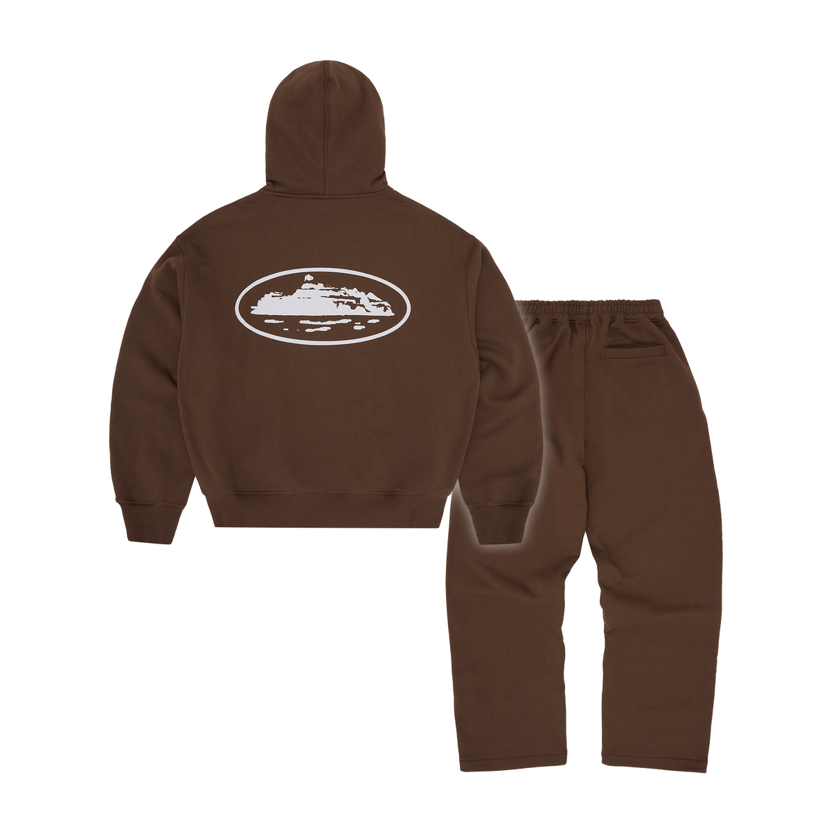 ISLAND PUFF PRINT TRACKSUIT [BROWN]