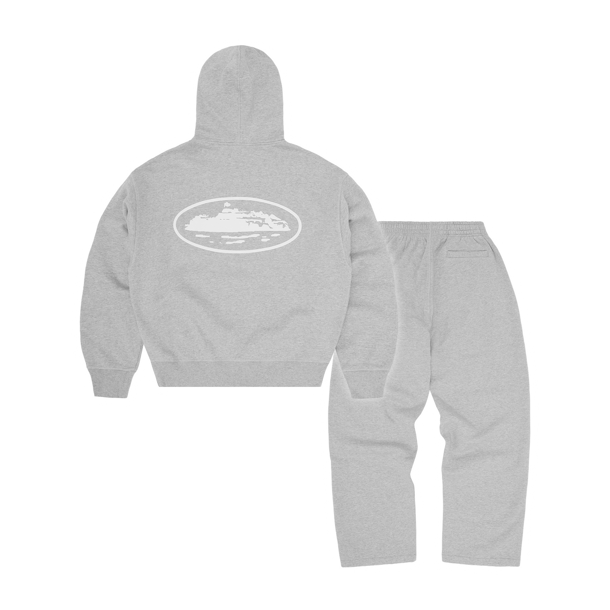 ISLAND PUFF PRINT TRACKSUIT [HEATHER GREY]