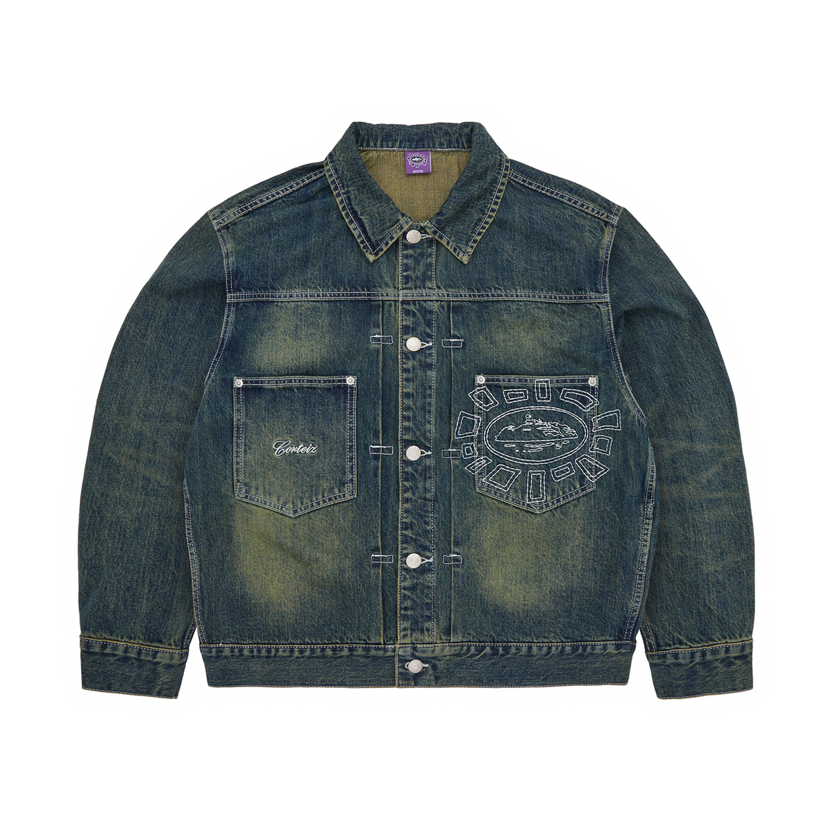 ALWEIZ DENIM JACKET [VINTAGE INDIGO]