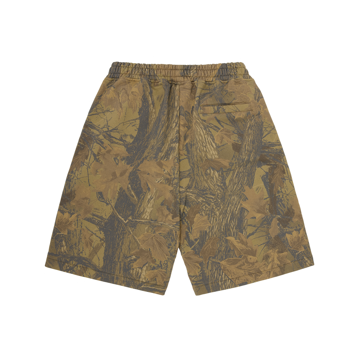 ISLAND PUFF PRINT SWEATSHORT [FOREST CAMO]