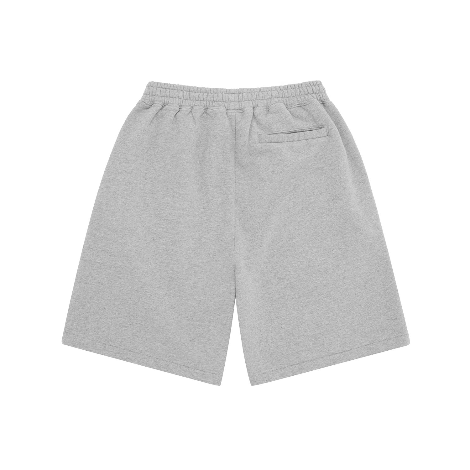 ISLAND PUFF PRINT SWEATSHORT [HEATHER GREY]
