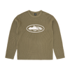 ISLAND WAFFLE THERMAL [OLIVE]