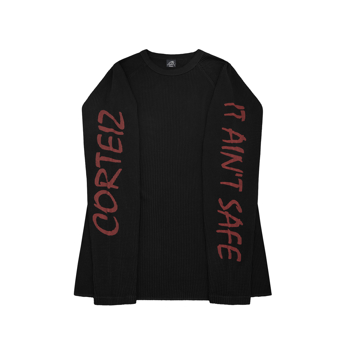 IT AIN'T SAFE WAFFLE THERMAL [BLACK]
