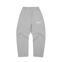 ISLAND PUFF PRINT OPEN HEM PANT [HEATHER GREY]