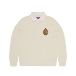 ROYALE CREST KNIT RUGBY SHIRT [CREAM]