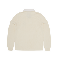 ROYALE CREST KNIT RUGBY SHIRT [CREAM]