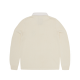 ROYALE CREST KNIT RUGBY SHIRT [CREAM]