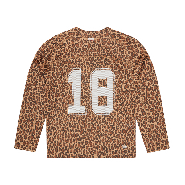 L/S HMP MESH PANEL JERSEY [LEOPARD]