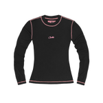 WOMENS MESH LONGSLEEVE [BLACK & PINK]