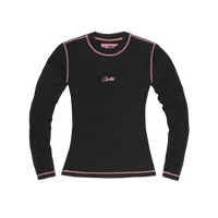 WOMENS MESH LONGSLEEVE [BLACK & PINK]