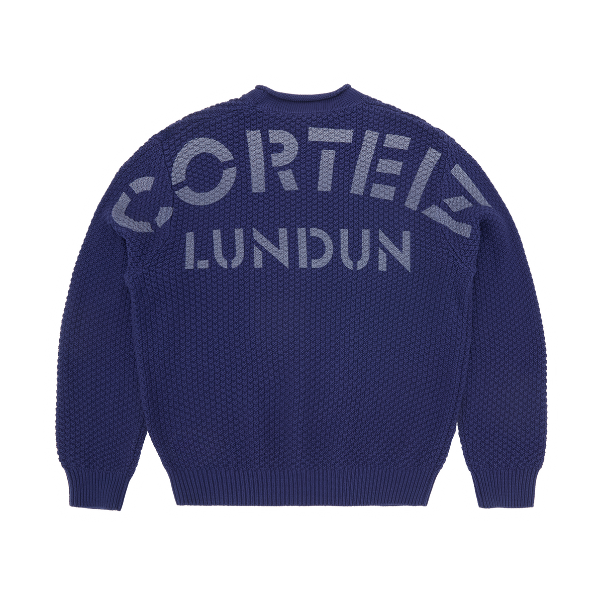 GUERILLAZ KNIT SWEATER [NAVY]